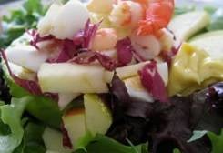 Salada de Camarão com Abacate